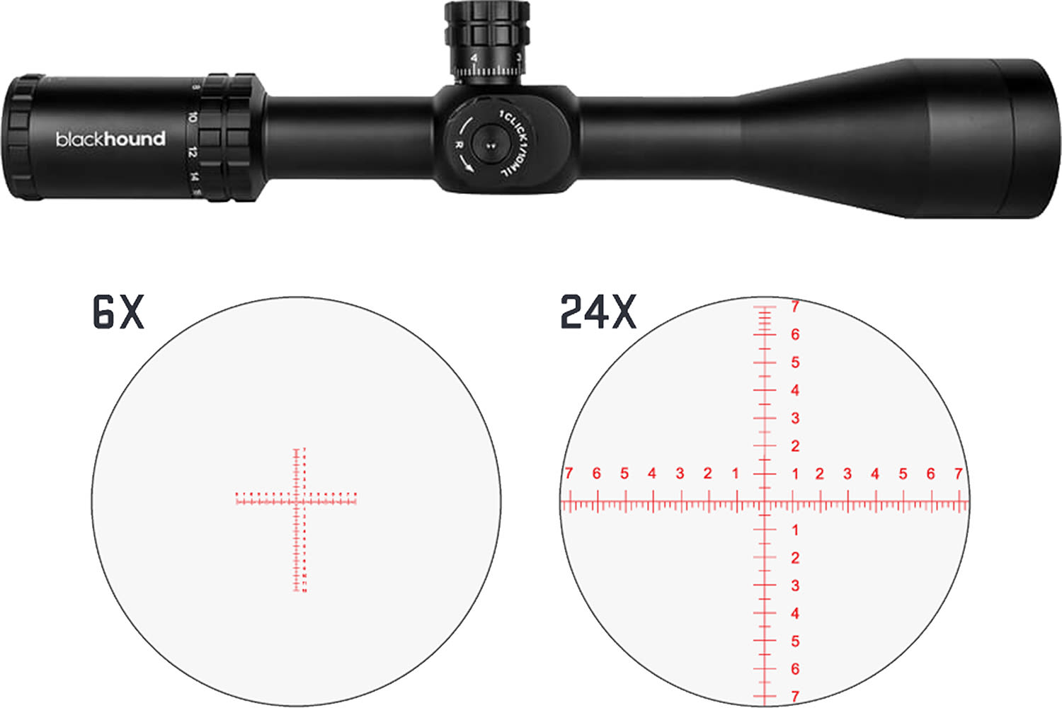 Scopes Blackhound Optics Genesis BKH SCP GNESIS 6-24X50 30M FFP